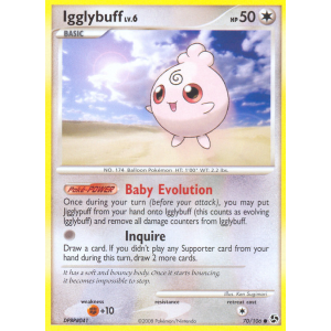 Igglybuff 70/106 Pokemon TCG Diamond & Pearl Great Encounters