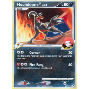 Houndoom E4 65/111 Pokemon TCG Platinum Rising Rivals