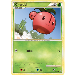 Cherubi 47/95 Pokemon TCG HeartGold & SoulSilver HSUnleashed