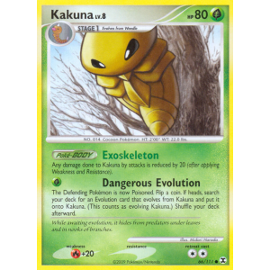 Kakuna 66/111 Pokemon TCG Platinum Rising Rivals