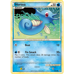 Horsea 49/95 Pokemon TCG HeartGold & SoulSilver HSUnleashed