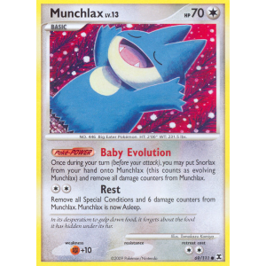 Munchlax 69/111 Pokemon TCG Platinum Rising Rivals