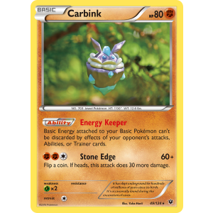 Carbink 49/124 Pokemon TCG XY Fates Collide