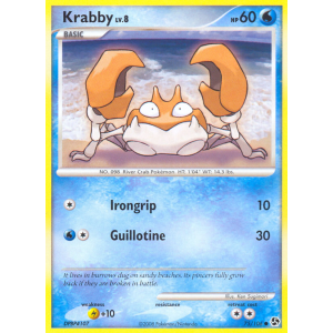 Krabby 75/106 Pokemon TCG Diamond & Pearl Great Encounters