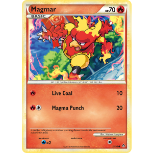 Magmar 52/95 Pokemon TCG HeartGold & SoulSilver HSUnleashed