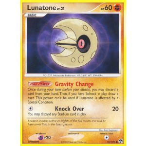 Lunatone 76/106 Pokemon TCG Diamond & Pearl Great Encounters