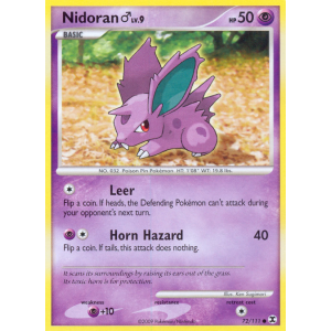 Nidoran 72/111 Pokemon TCG Platinum Rising Rivals