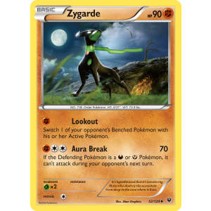 Zygarde 52/124 Pokemon TCG XY Fates Collide