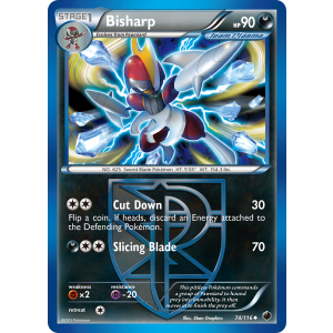 Bisharp 74/116 Pokemon TCG Black & White Plasma Freeze