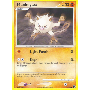 Mankey 79/106 Pokemon TCG Diamond & Pearl Great Encounters