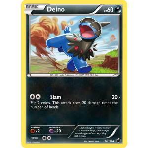 Deino 76/116 Pokemon TCG Black & White Plasma Freeze