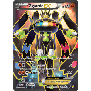 Rare Ultra Zygarde-EX 54a/124 Pokemon TCG XY Fates Collide