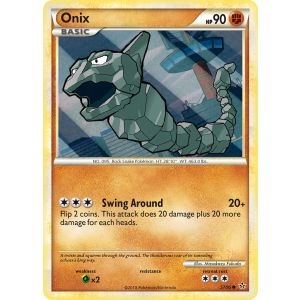 Onix 57/95 Pokemon TCG HeartGold & SoulSilver HSUnleashed