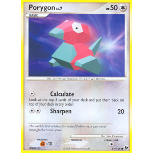 Porygon 81/106 Pokemon TCG Diamond & Pearl Great Encounters