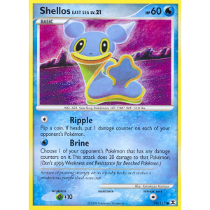 Shellos East Sea 79/111 Pokemon TCG Platinum Rising Rivals