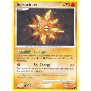 Solrock 85/106 Pokemon TCG Diamond & Pearl Great Encounters