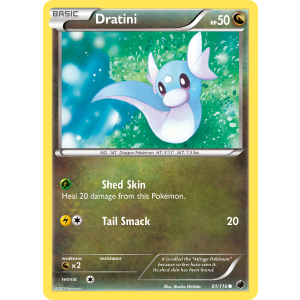 Dratini 81/116 Pokemon TCG Black & White Plasma Freeze