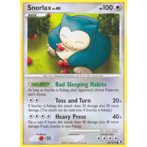 Snorlax 81/111 Pokemon TCG Platinum Rising Rivals