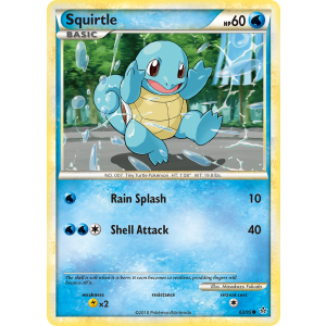 Squirtle 63/95 Pokemon TCG HeartGold & SoulSilver HSUnleashed