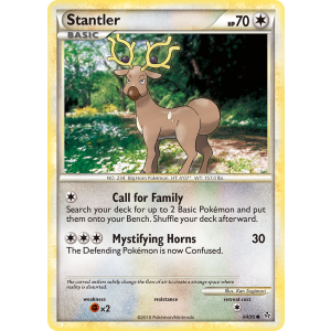 Stantler 64/95 Pokemon TCG HeartGold & SoulSilver HSUnleashed