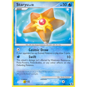 Staryu 83/111 Pokemon TCG Platinum Rising Rivals