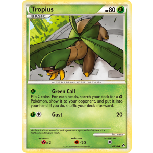 Tropius 66/95 Pokemon TCG HeartGold & SoulSilver HSUnleashed