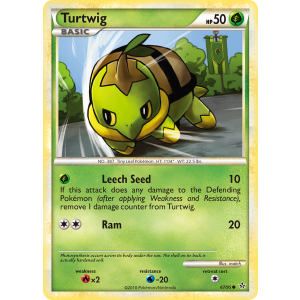 Turtwig 67/95 Pokemon TCG HeartGold & SoulSilver HSUnleashed