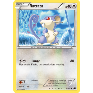 Rattata 87/116 Pokemon TCG Black & White Plasma Freeze