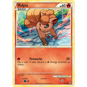 Vulpix 68/95 Pokemon TCG HeartGold & SoulSilver HSUnleashed