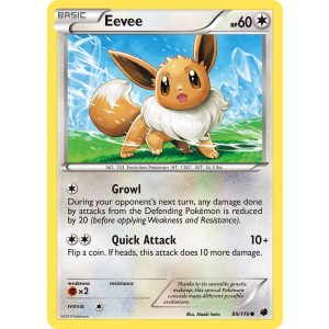 Eevee 89/116 Pokemon TCG Black & White Plasma Freeze