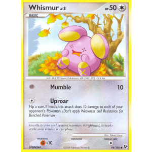 Whismur 94/106 Pokemon TCG Diamond & Pearl Great Encounters