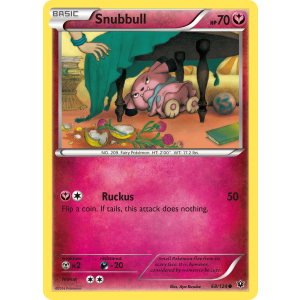 Snubbull 68/124 Pokemon TCG XY Fates Collide