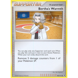 Bertha's Warmth 90/111 Pokemon TCG Platinum Rising Rivals