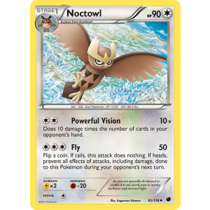 Noctowl 92/116 Pokemon TCG Black & White Plasma Freeze