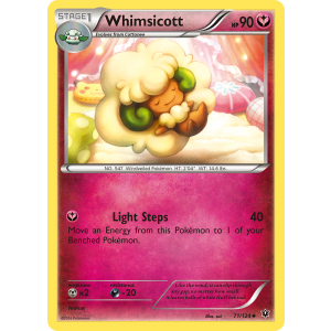 Whimsicott 71/124 Pokemon TCG XY Fates Collide