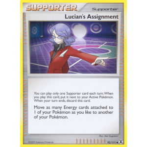 Lucian's Assignment 92/111 Pokemon TCG Platinum Rising Rivals