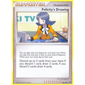 Felicity's Drawing 98/106 Pokemon TCG Diamond & Pearl Great Encounters