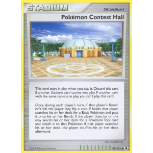 Pokémon Contest Hall 93/111 Pokemon TCG Platinum Rising Rivals