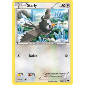 Starly 95/116 Pokemon TCG Black & White Plasma Freeze