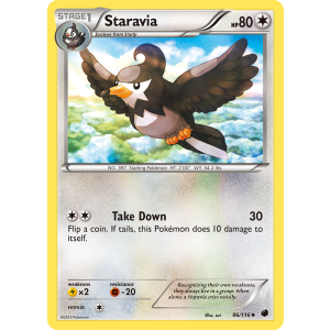 Staravia 96/116 Pokemon TCG Black & White Plasma Freeze