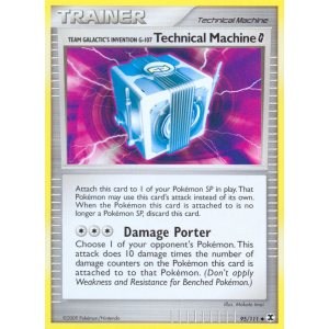 Team Galactic's Invention G-107 Technical Machine G 95/111 Pokemon TCG Platinum Rising Rivals