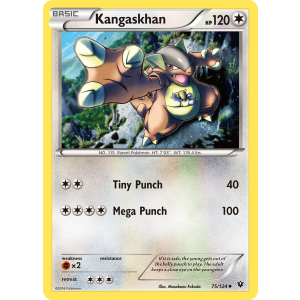 Kangaskhan 75/124 Pokemon TCG XY Fates Collide