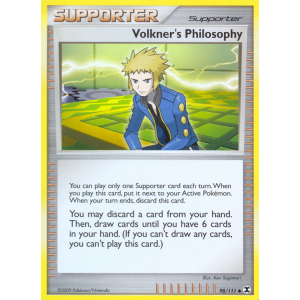 Volkner's Philosophy 98/111 Pokemon TCG Platinum Rising Rivals