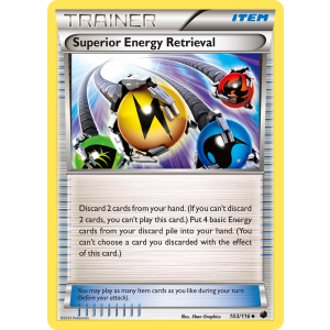 Superior Energy Retrieval 103/116 Pokemon TCG Black & White Plasma Freeze