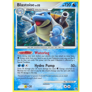 Rare Holo Blastoise 2/132 Pokemon TCG Diamond & Pearl Secret Wonders