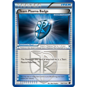 Team Plasma Badge 104/116 Pokemon TCG Black & White Plasma Freeze