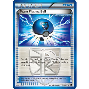 Team Plasma Ball 105/116 Pokemon TCG Black & White Plasma Freeze