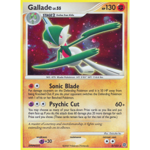 Rare Holo Gallade 6/132 Pokemon TCG Diamond & Pearl Secret Wonders