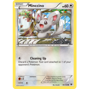 Minccino 86/124 Pokemon TCG XY Fates Collide