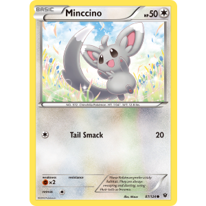 Minccino 87/124 Pokemon TCG XY Fates Collide